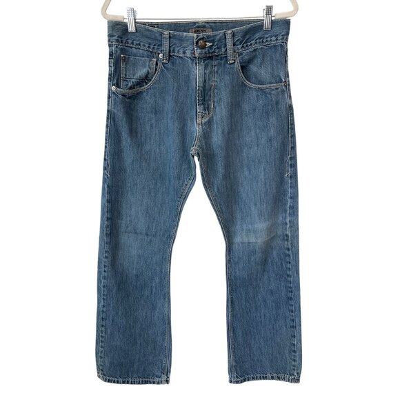 DKNY Village Fit Jeans Size 33R Denim Mid Rise Blue Medium Wash Cotton Retro Y2K - Picture 1 of 8